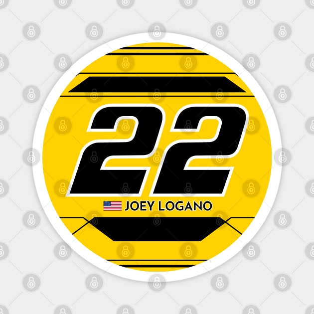 Joey Logano #22 2023 NASCAR Design Magnet by AR Designs 